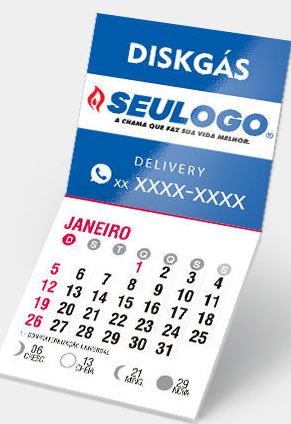 Imã de Geladeira com Calendário 2027
